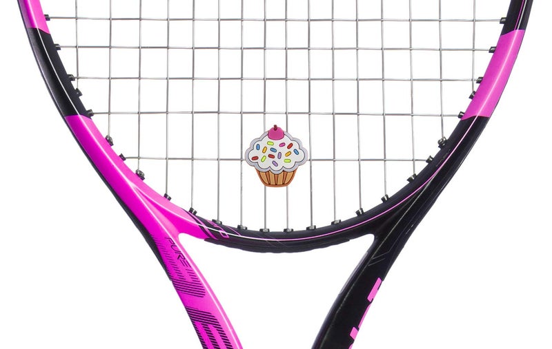 Racket Expressions Cupcake Tennis Vibration Dampeners - Cute Tennis Racket Shock Absorber 2 Pack - Image 2